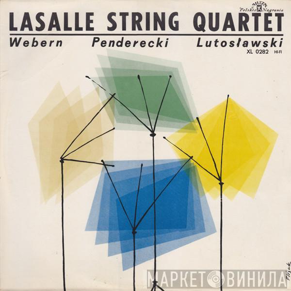 , Lasalle Quartet , Anton Webern , Krzysztof Penderecki  Witold Lutoslawski  - Lasalle String Quartet
