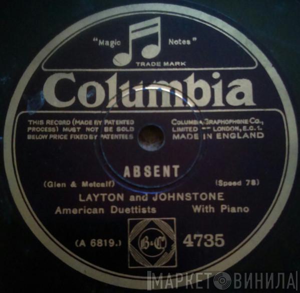Layton And Johnstone - Absent / Until