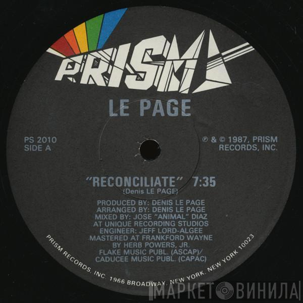 Le Page - Reconciliate