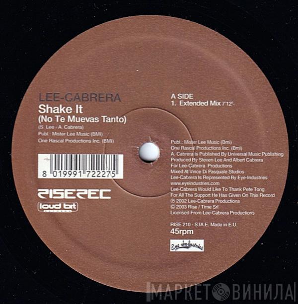 Lee-Cabrera - Shake It (No Te Muevas Tanto)