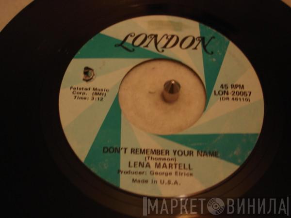 Lena Martell - Don't Remember Your Name