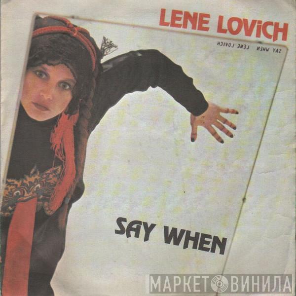  Lene Lovich  - Say When