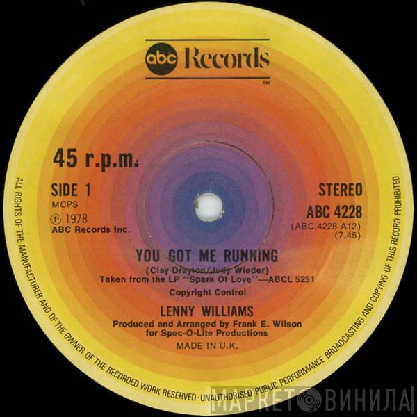 Lenny Williams - You Got Me Running / Come Reap My Love