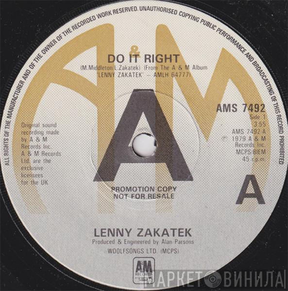  Lenny Zakatek  - Do It Right / Viens