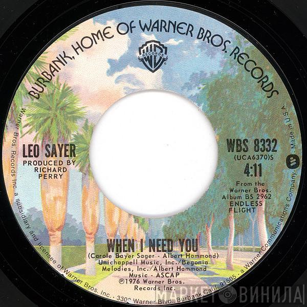  Leo Sayer  - When I Need You