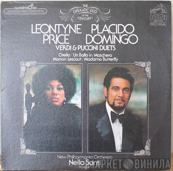 , Leontyne Price - Placido Domingo , Giuseppe Verdi , Giacomo Puccini , New Philharmonia Orchestra  Nello Santi  - Verdi & Puccini Duets