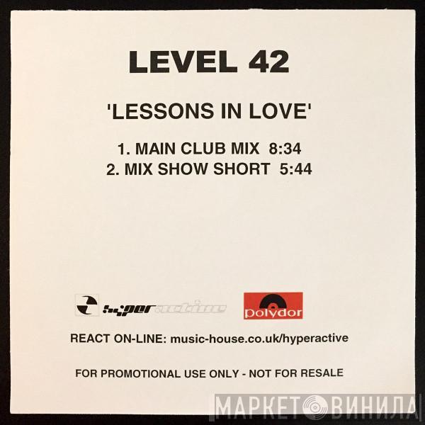  Level 42  - Lessons In Love