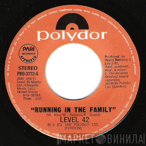  Level 42  - Running In The Family