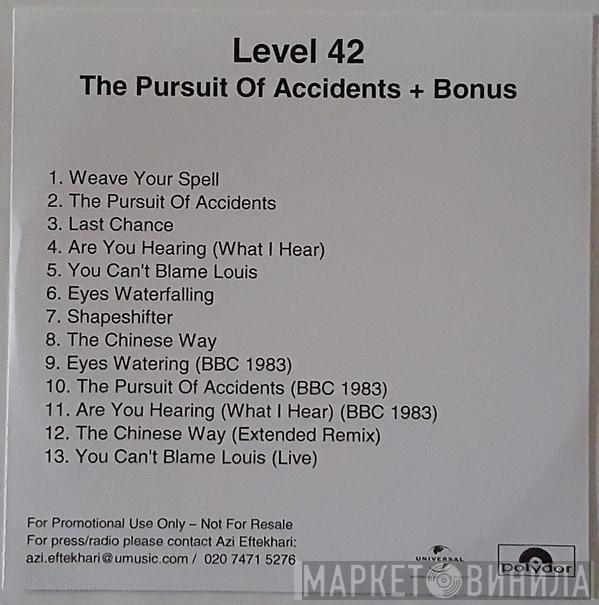  Level 42  - The Pursuit Of Accidents + Bonus