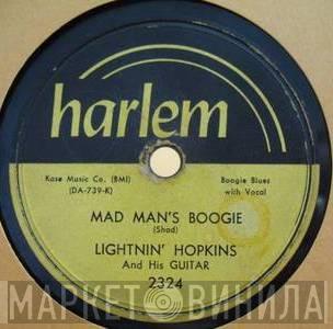  Lightnin' Hopkins  - Nobody Cares For Me / Mad Man's Boogie