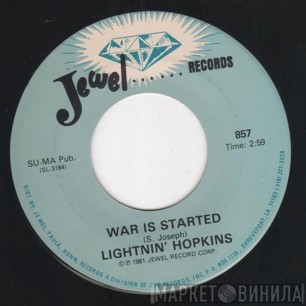  Lightnin' Hopkins  - War Is Started / Louisiana Woman