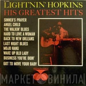  Lightnin' Hopkins  - His Greatest Hits