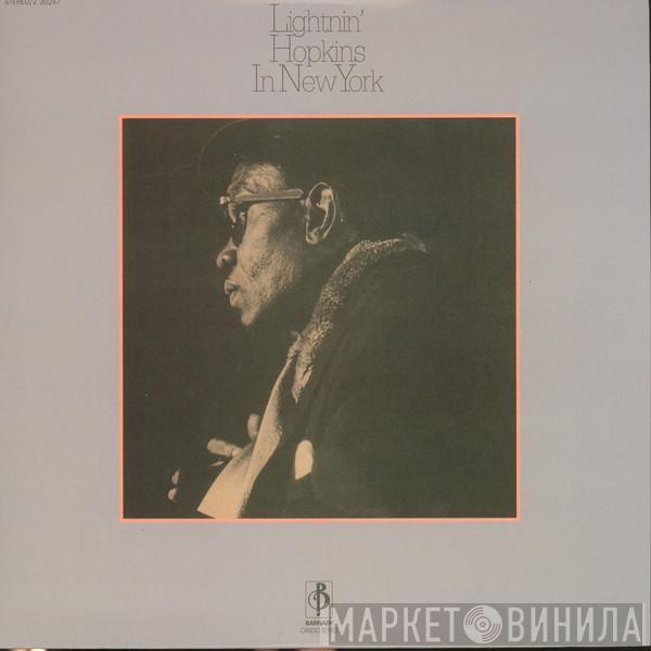 Lightnin' Hopkins  - Lightnin' Hopkins In New York