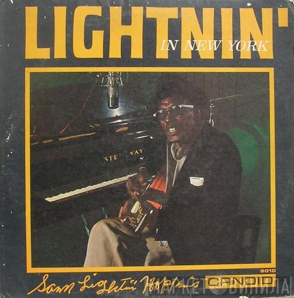  Lightnin' Hopkins  - Lightnin' In New York