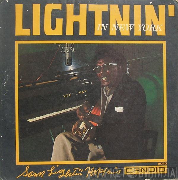  Lightnin' Hopkins  - Lightnin' In New York