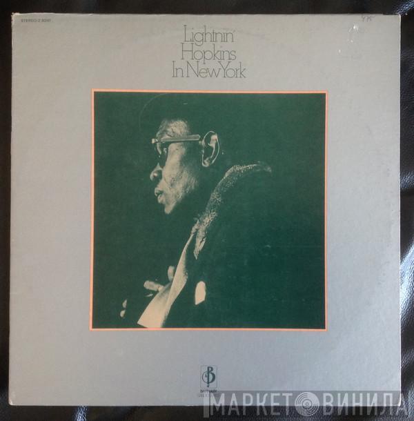  Lightnin' Hopkins  - Lightnin Hopkins In New York