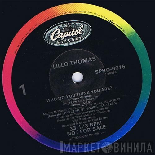 Lillo Thomas - Who Do You Think You Are?