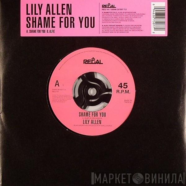 Lily Allen  - Shame For You