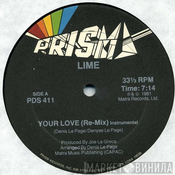  Lime   - Your Love (Re-Mix)