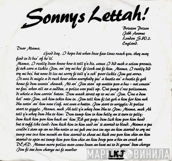 Linton Kwesi Johnson - Sonny's Lettah!