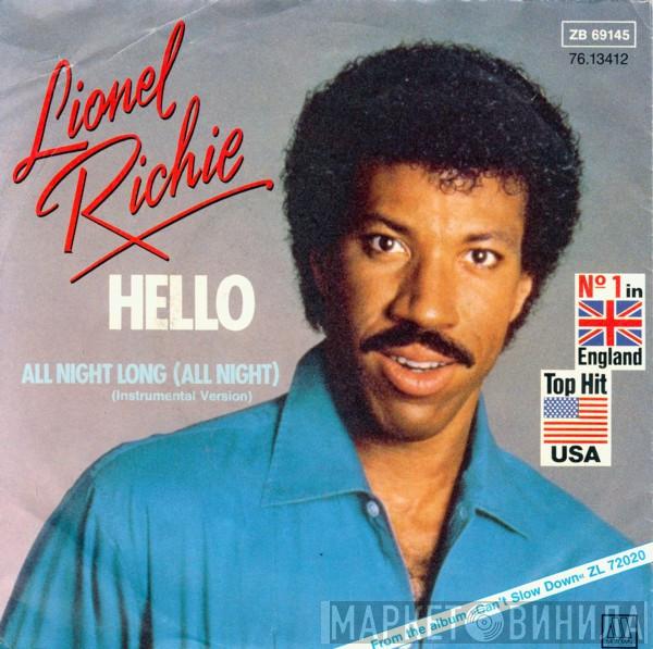  Lionel Richie  - Hello / All Night Long (Instrumental Version)
