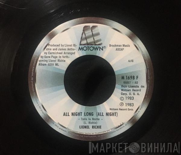  Lionel Richie  - All Night Long (All Night) = Toda La Noche