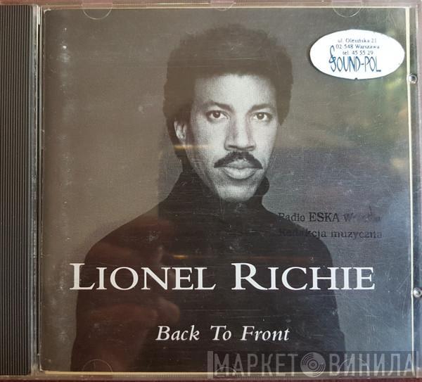  Lionel Richie  - Back To Front