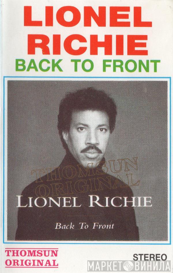  Lionel Richie  - Back To Front