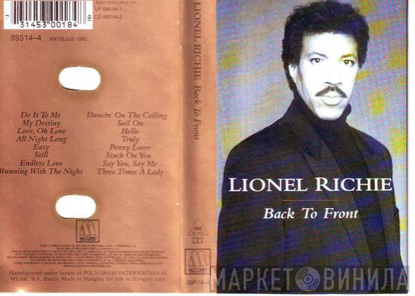  Lionel Richie  - Back To Front