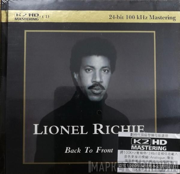  Lionel Richie  - Back To Front