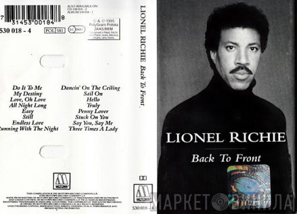  Lionel Richie  - Back To Front