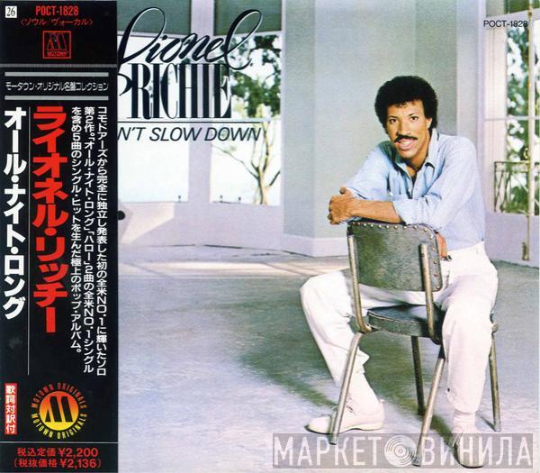  Lionel Richie  - Can't Slow Down