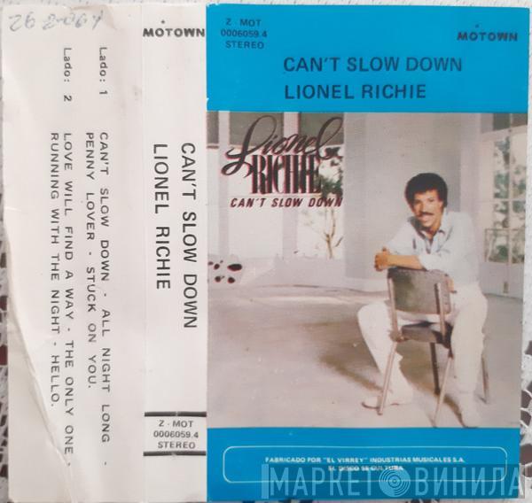  Lionel Richie  - Can't Slow Down