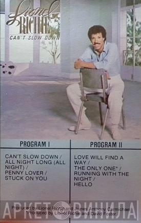  Lionel Richie  - Can't Slow Down