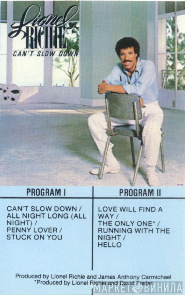  Lionel Richie  - Can't Slow Down