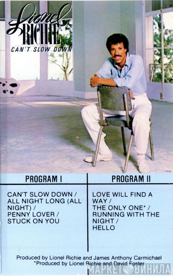  Lionel Richie  - Can't Slow Down