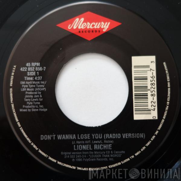  Lionel Richie  - Don't Wanna Lose You