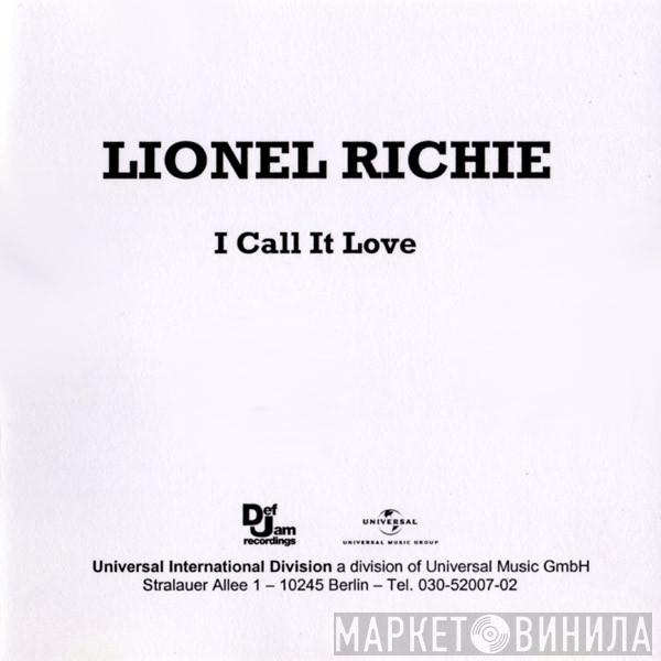  Lionel Richie  - I Call It Love