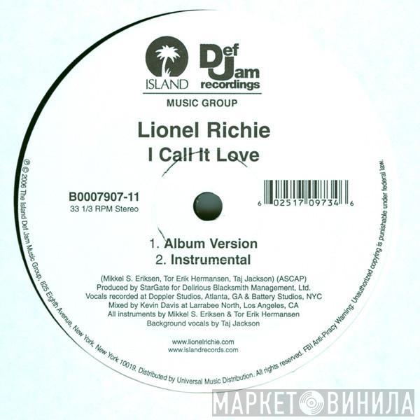  Lionel Richie  - I Call It Love