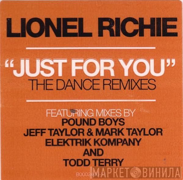 Lionel Richie - Just For You - The Dance Remixes