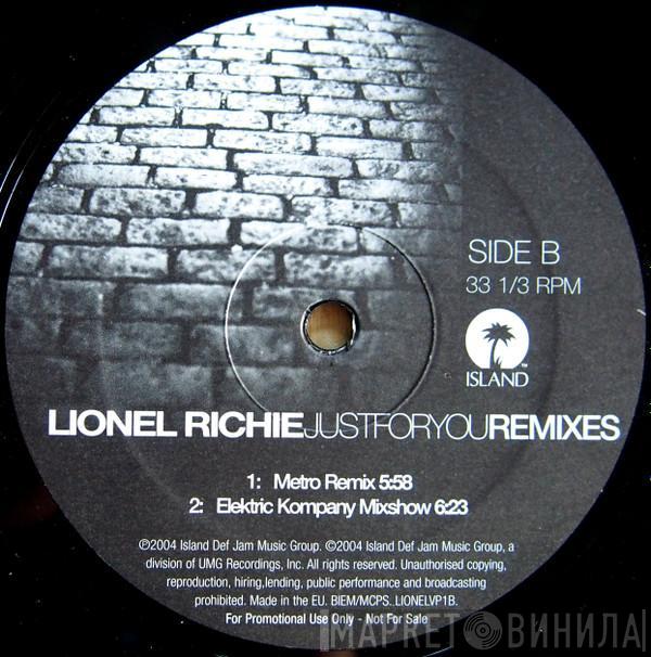 Lionel Richie - Just For You - The Dance Remixes
