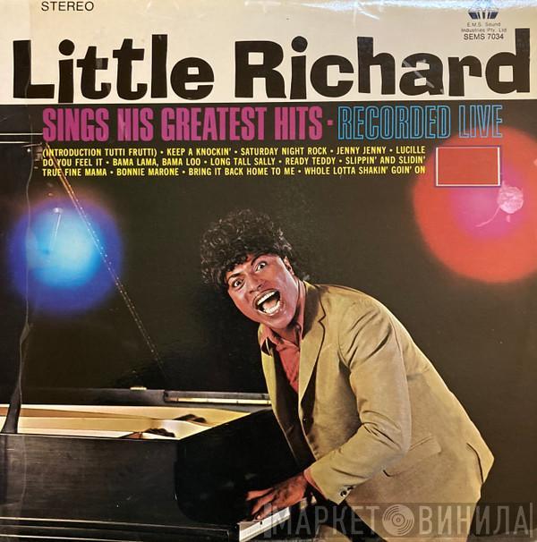  Little Richard  - Sings His Greatest Hits - Recorded Live!