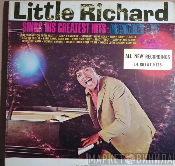  Little Richard  - Sings His Greatest Hits - Recorded Live!