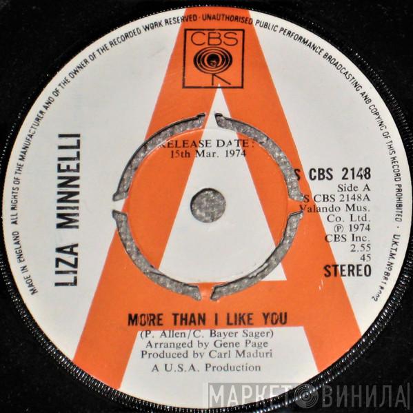 Liza Minnelli - More Than I Like You