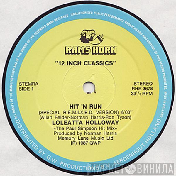  Loleatta Holloway  - Hit 'N Run - The Paul Simpson Hit Mix
