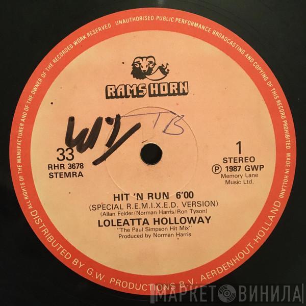  Loleatta Holloway  - Hit 'n Run ("The Paul Simpson Hit Mix")