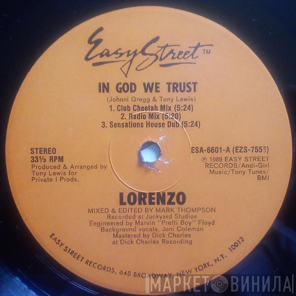 Lorenzo , Tony Lewis - In God We Trust / Let My People Go