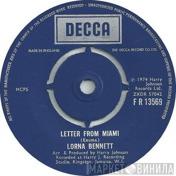  Lorna Bennett  - Letter From Miami / I Believe In You