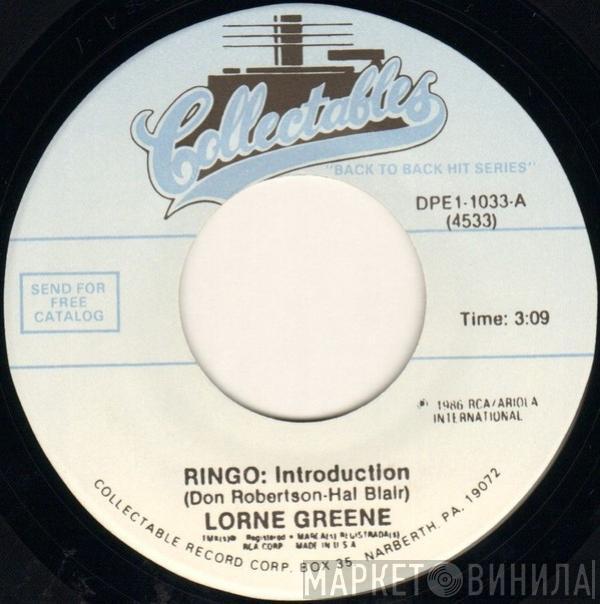 Lorne Greene - Ringo: Introduction