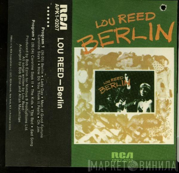  Lou Reed  - Berlin